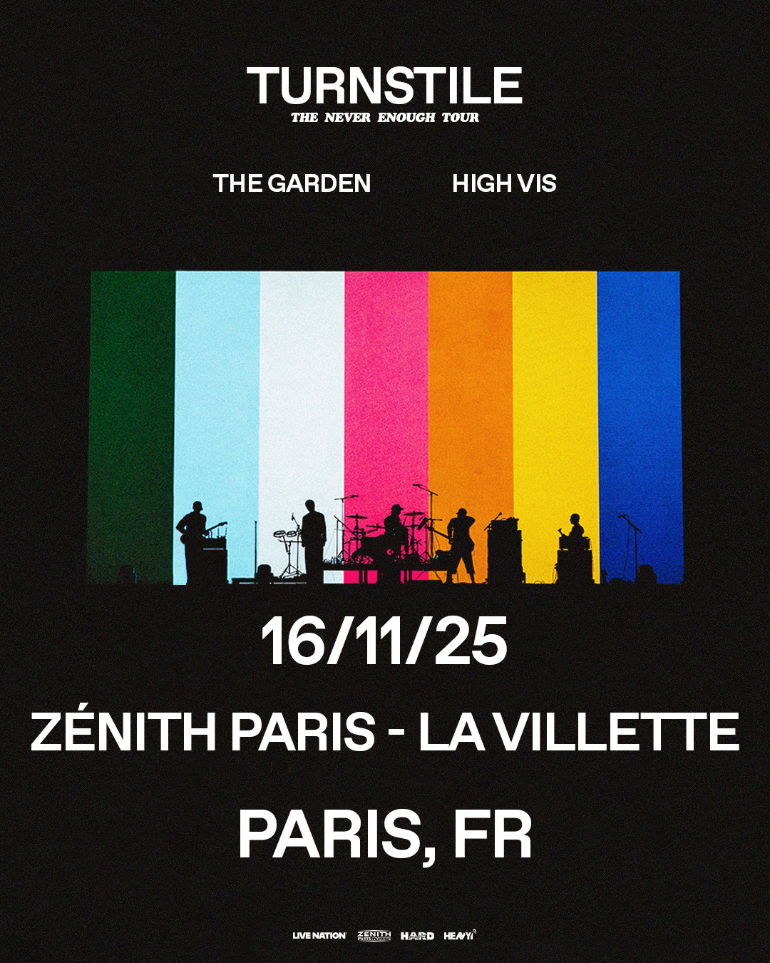 TURNSTILE - Zénith Paris la Villette, Dimanche 16 novembre 2025 