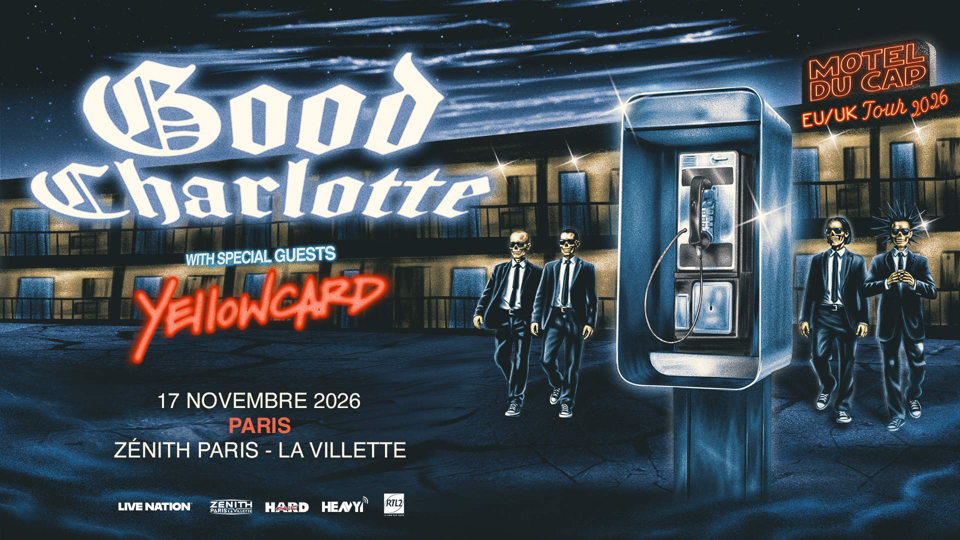 Good Charlotte – 17 nov. Paris, Zénith