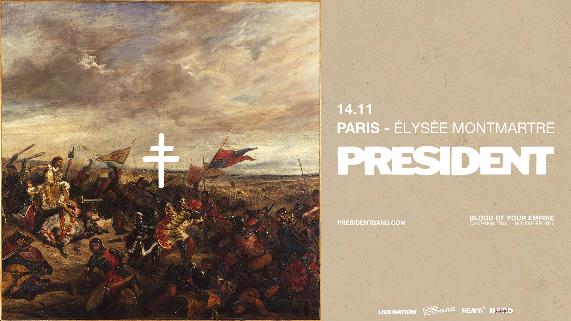 President – 14 nov. Paris, Élysée Montmartre